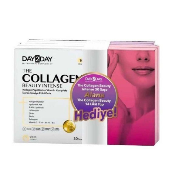 The Collagen Beauty Intense 30 Şase + The Colagen Beauty Likit Tüp 14'Lü Hediye