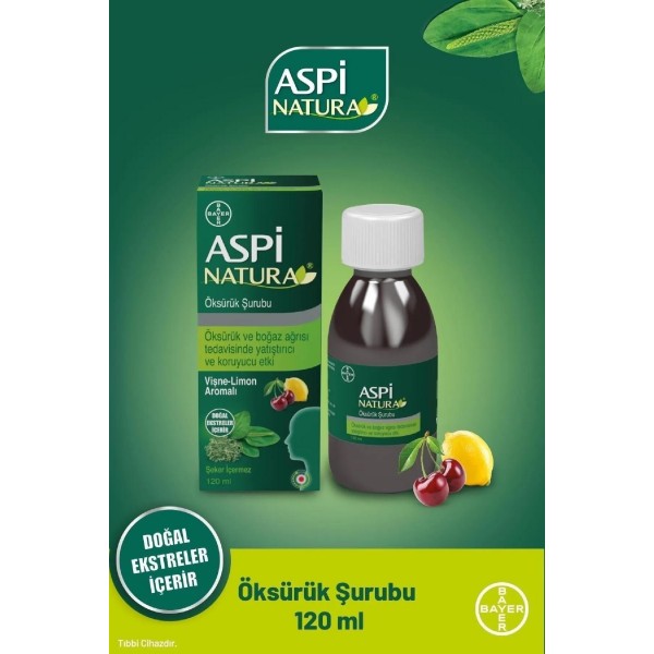 Aspi Natura Öksürük Şurubu 120 Ml