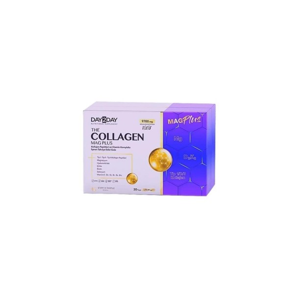 Day2day Collagen Mag Plus Çilek Karpuz Aromalı 30 Saşe