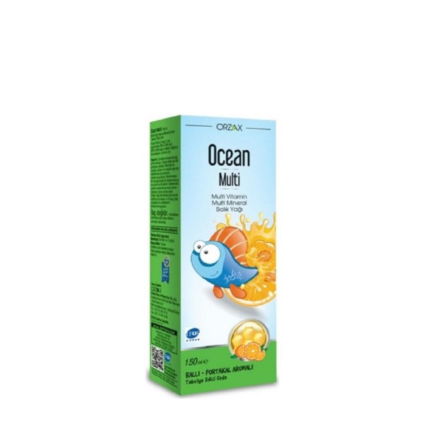 Ocean Multı Balık Yağı Şurup Ballı Portakallı 150 Ml