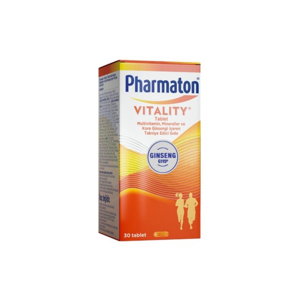 Pharmaton Vitality 30 Tablet - Ginseng G115, Multivitamin Ve Mineraller