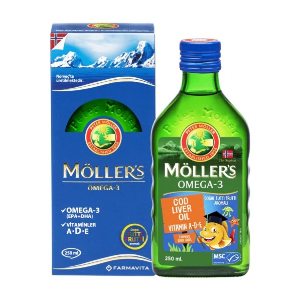 Moller's Omega-3 Tuttı Fruttı Balık Yağı 250 Ml