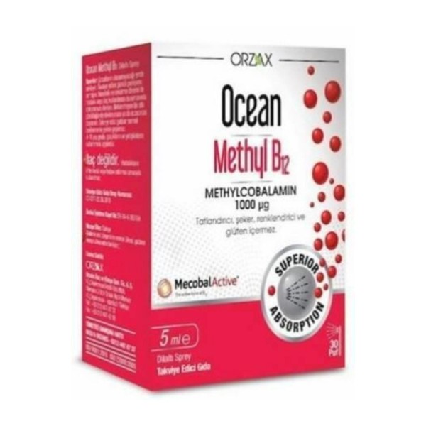 Ocean Methyl B12 1000 Mcg Sprey 5 Ml