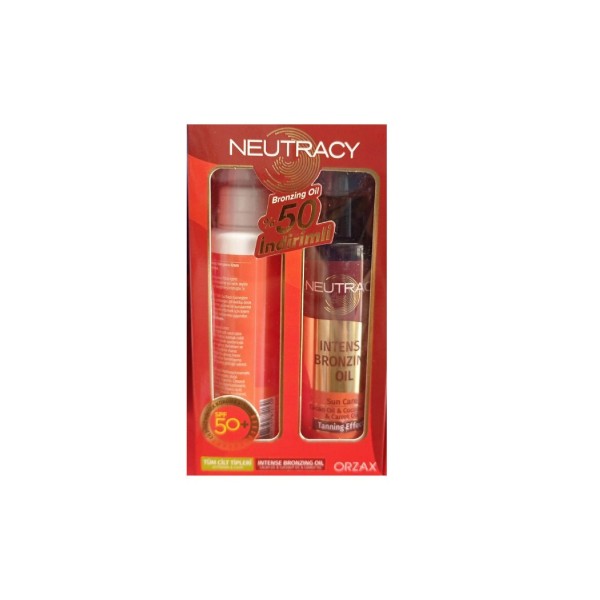 NEUTRACY TUM CİLTLER GÜNEŞ KREMİ VE BRONZLAŞTIRICI YAĞ 150ML KOFRE