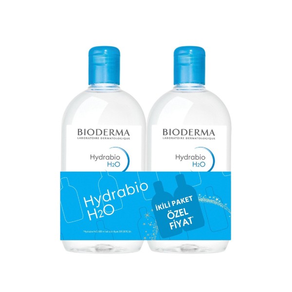 Bioderma Hydrabio H2o İkiz Kofre 500 Ml - Durulama Gerektirmeyen Temizleyici Misel Su