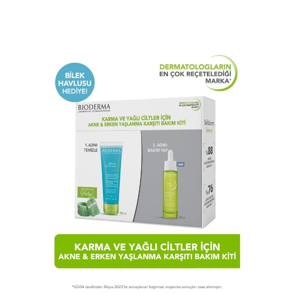 Bioderma Karma Ve Yağlı Ciltler İçin Akne & Erken Yaşlanma Karşıtı Bakım Kiti