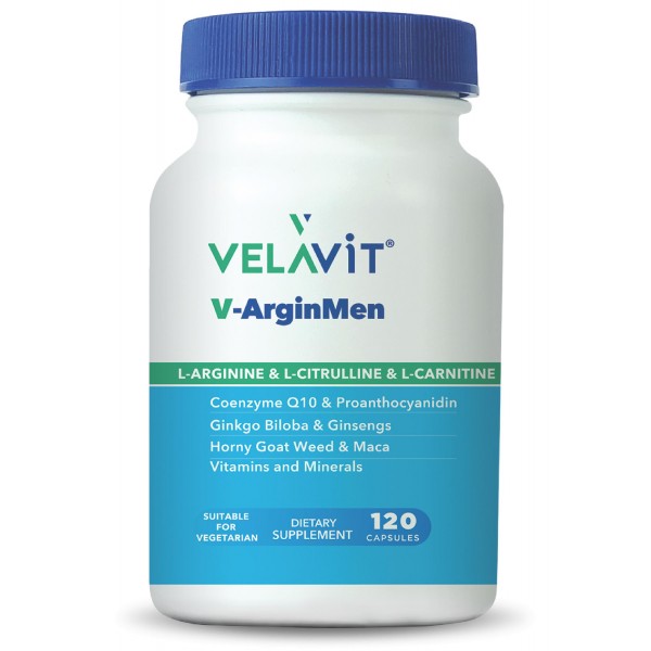 Velavit V-Arginmen 120 Veg Kapsül