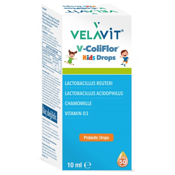 Velavit V-ColiFlor Kids Drops 10ml