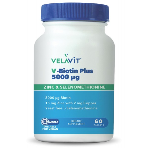 Velavit V-Biotin Plus 5000 Μg