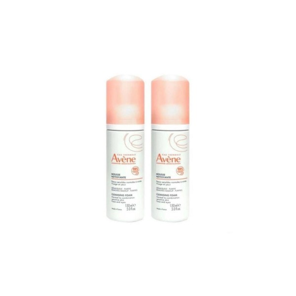 Avene Mousse Nettoyante Cleansing Foam 150 Ml X 2 Ikili